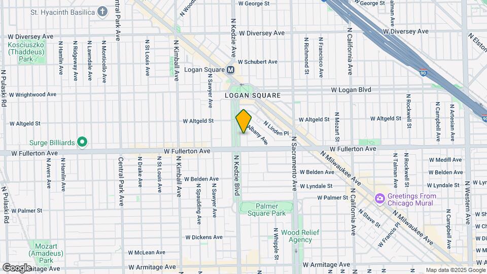 2423 N Kedzie Blvd Map and Location Details