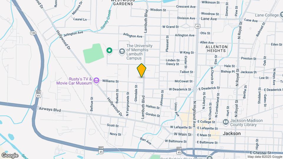 525 Lambuth Blvd Map and Location Details