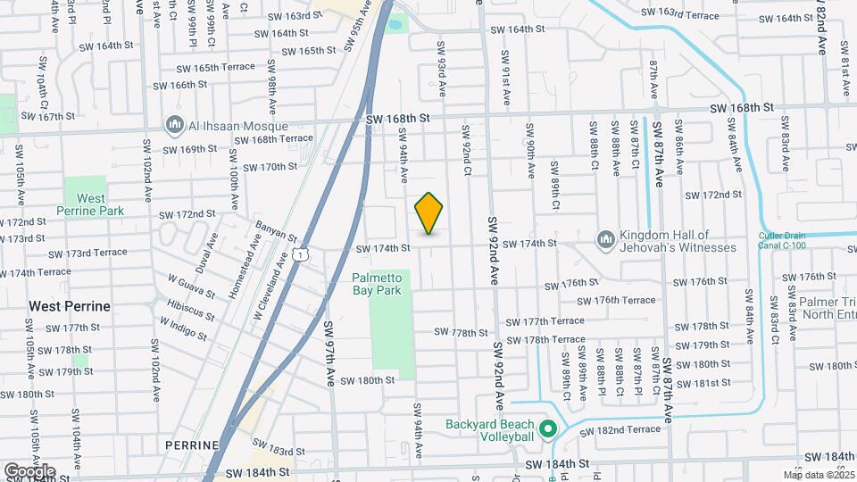 9341 SW 174th St Map and Location Details