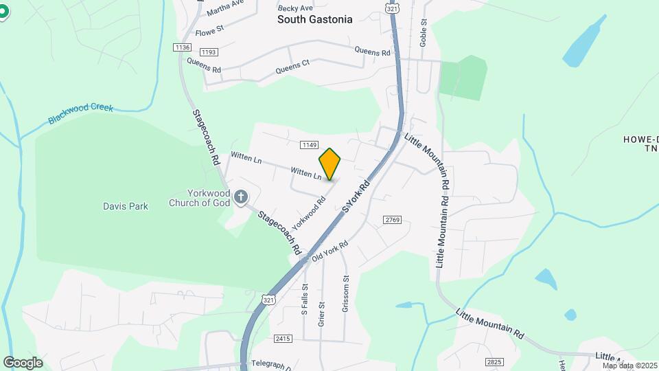 203 Witten Ln Map and Location Details