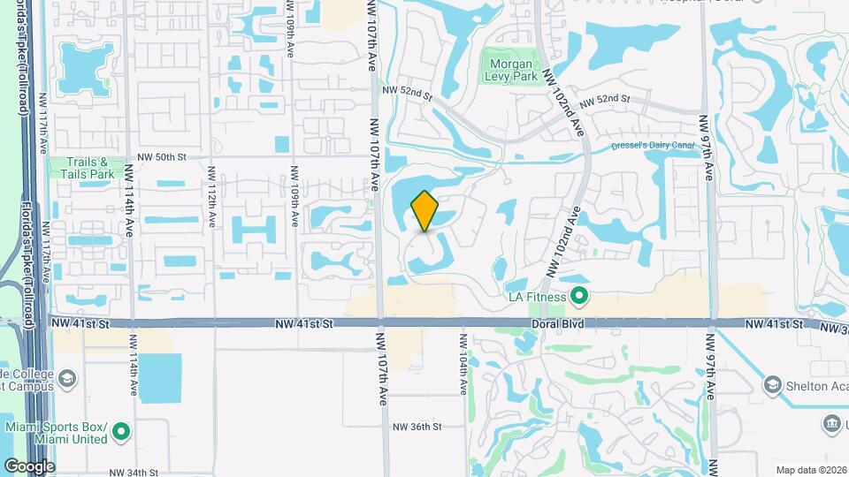 10380 NW 46th St Map and Location Details