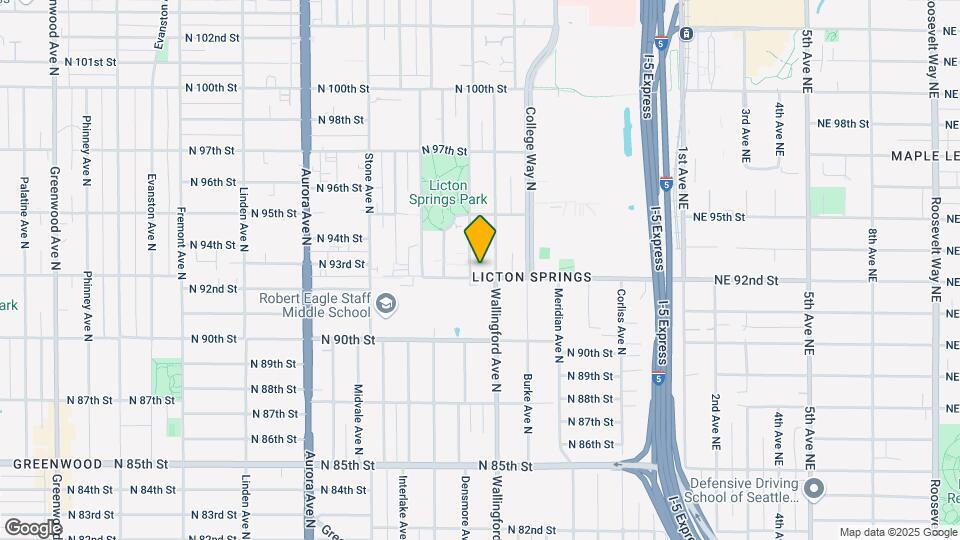 9210 Densmore Ave N Map and Location Details