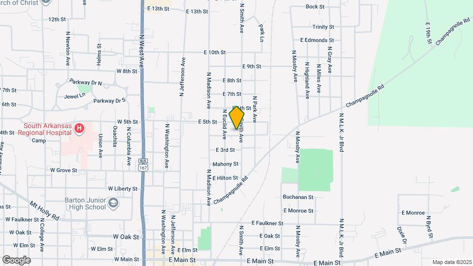 620 E 4th St Map and Location Details