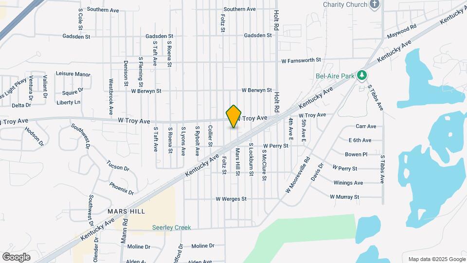 3030 Mars Hill St Map and Location Details