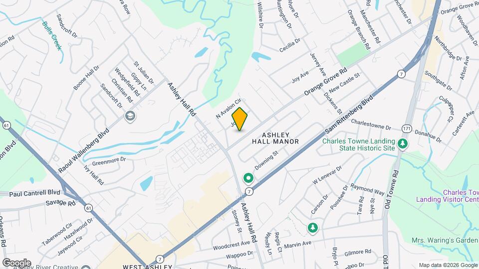 1544 Orange Grove Rd Map and Location Details