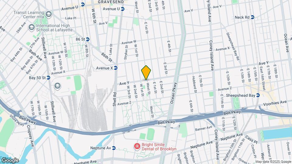 434 Avenue Y, Unit 2nd Fr Mapa y Detalles de la Ubicación