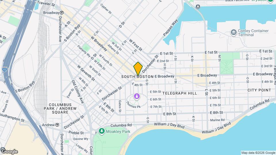 483 E Broadway Map and Location Details