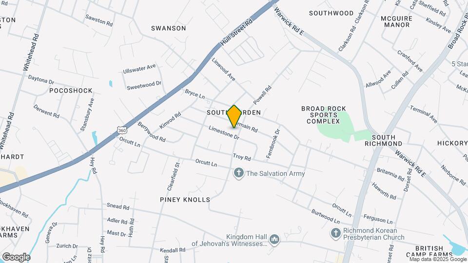 5406 Limestone Dr Map and Location Details