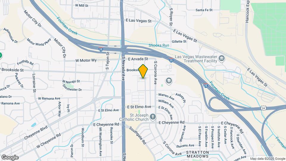 1510 S Wahsatch Ave Map and Location Details