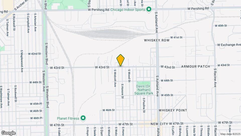 4300 S Honore St Map and Location Details