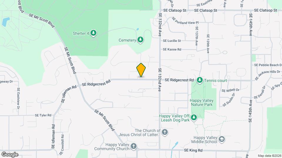 12929 SE Ridgecrest Rd Mapa y Detalles de la Ubicación