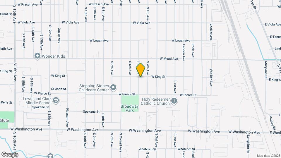 1601 S 5th Ave Map and Location Details