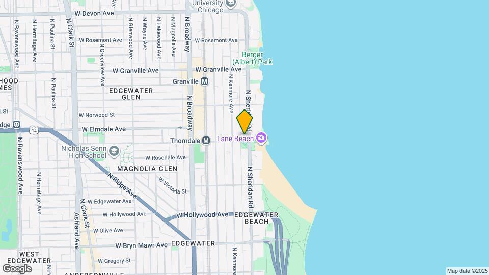 5940 N Sheridan Rd, Unit 301, Map and Location Details