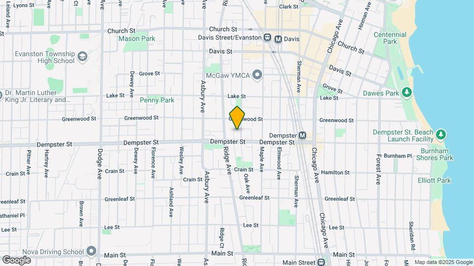 1312 Oak, Unit M06B Map and Location Details