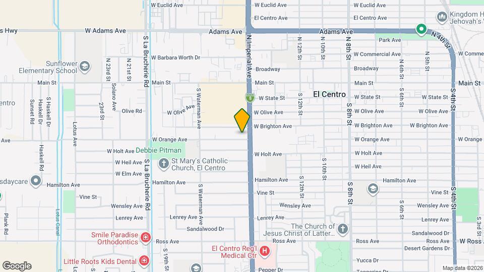 1510 W Orange Ave, Unit 1510 Orange Avenue Map and Location Details