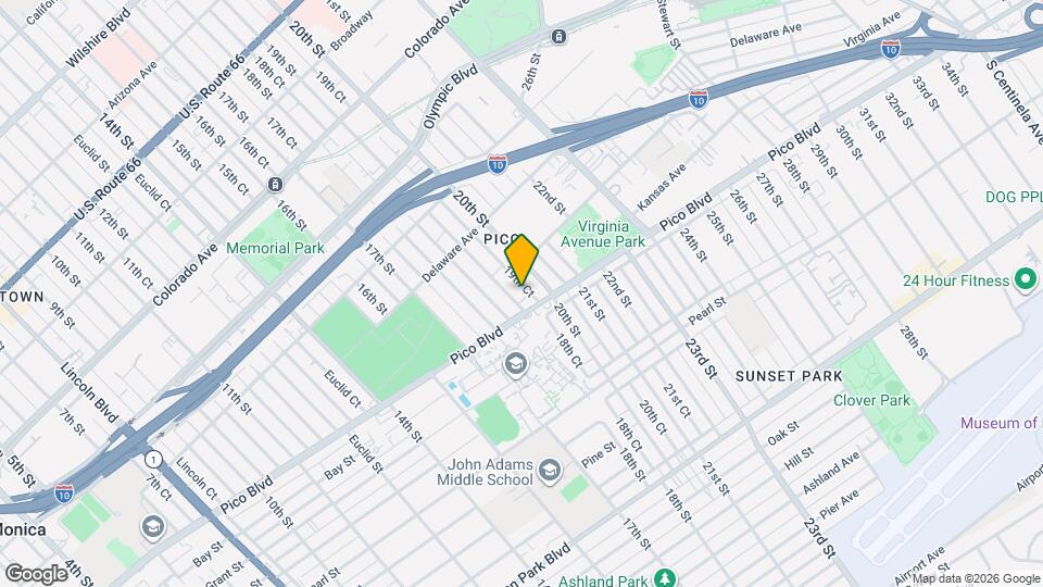 2019 19th St, Unit Unit B Mapa y Detalles de la Ubicación