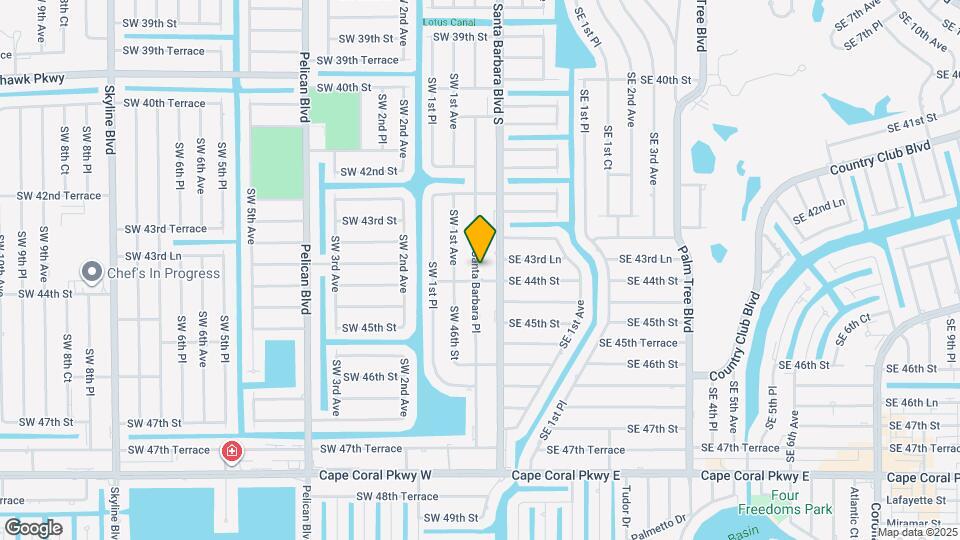 4339 SW Santa Barbara Pl Map and Location Details