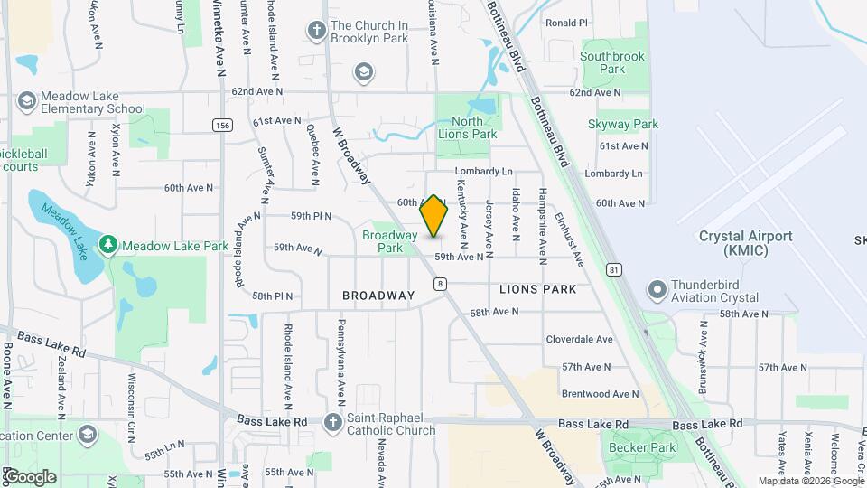 5910 W Broadway, Unit 10 Map and Location Details