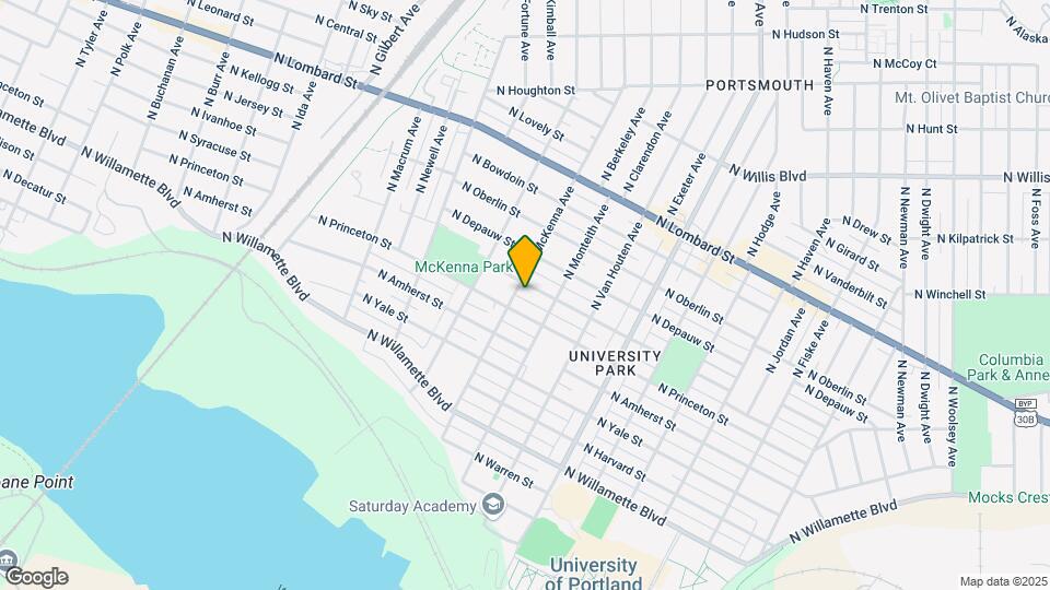 5824 N Syracuse St Map and Location Details