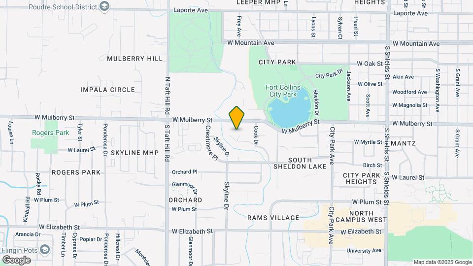 1836 Homer Ct Map and Location Details