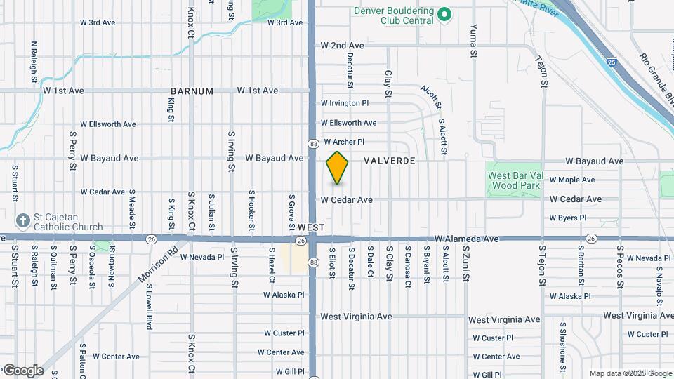 172 S Eliot St Map and Location Details