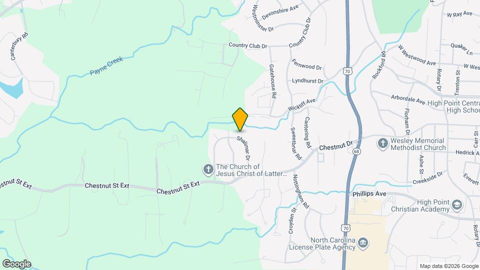 1016 Shalimar Dr Mapa y Detalles de la Ubicación