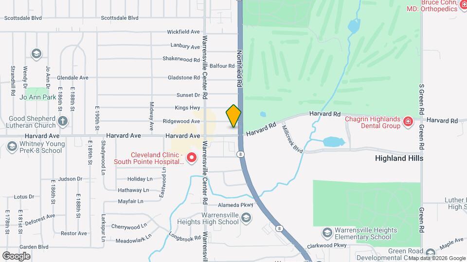 20705 Harvard Ave Map and Location Details