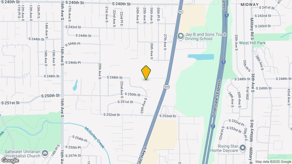 2531 S 248th St Map and Location Details