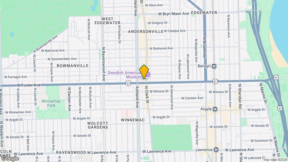 5202 N Clark St, Unit 3 Map and Location Details
