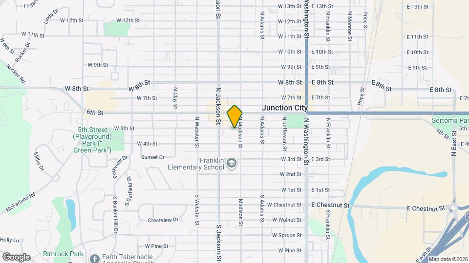 411 W 5th St Map and Location Details