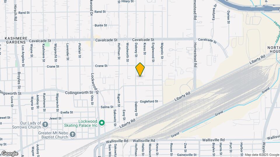 3822 Dabney St Map and Location Details