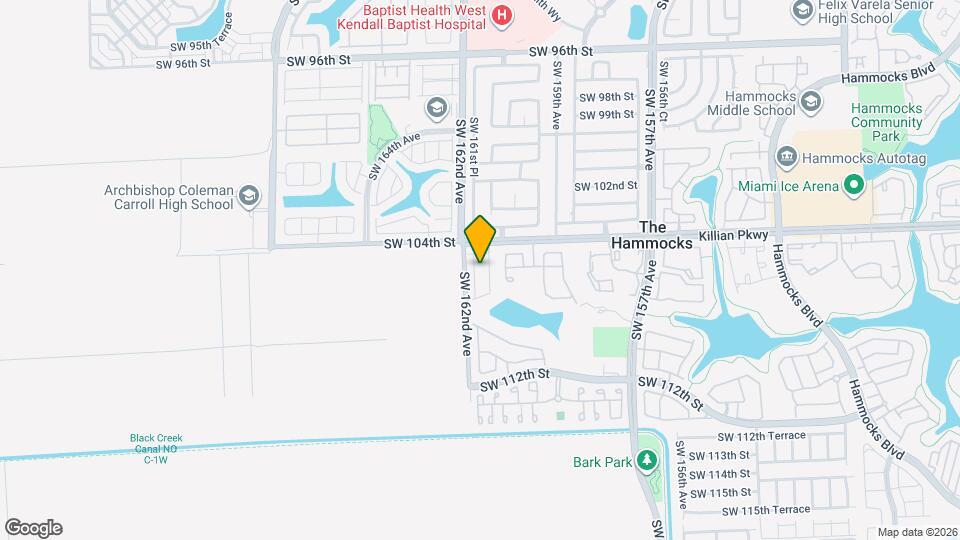 10523 SW 161st Pl Map and Location Details