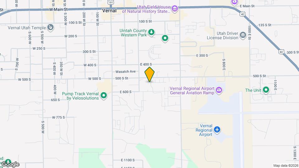 542 S 285 E Map and Location Details