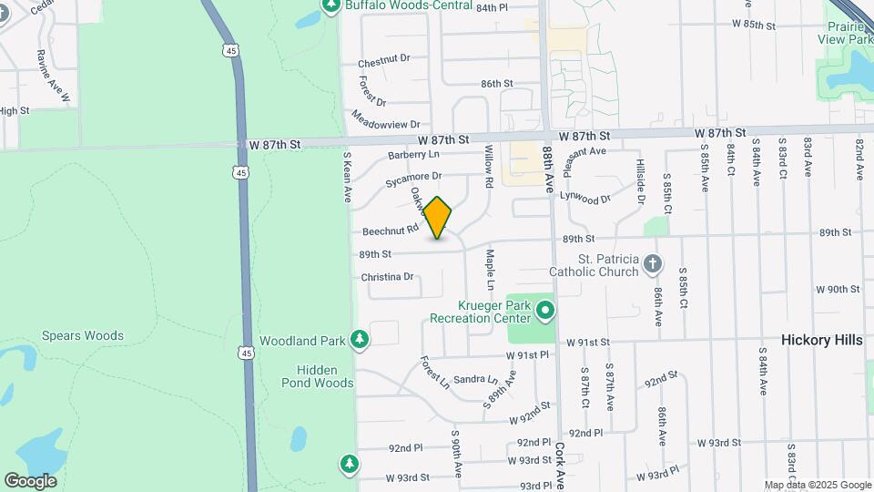 9012 89th St Map and Location Details