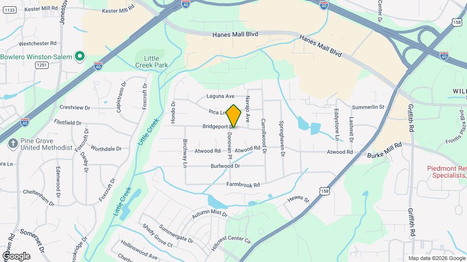 2740 Bridgeport Dr Map and Location Details