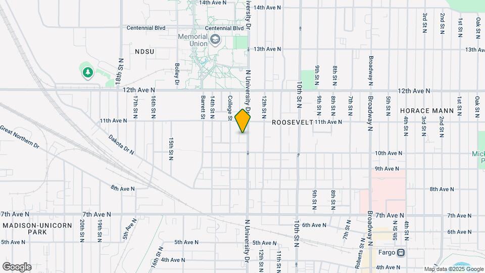 1026 N University Dr Map and Location Details