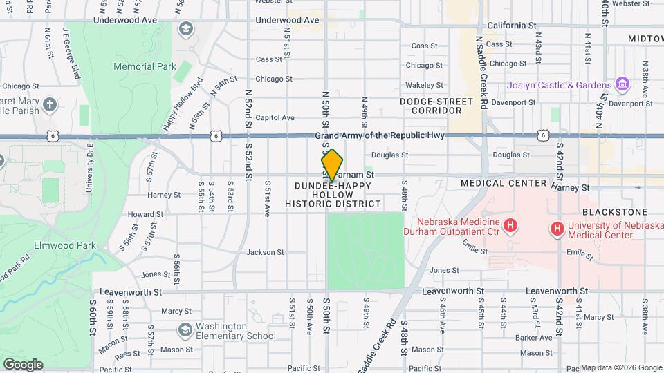 307 S 50th St Map and Location Details