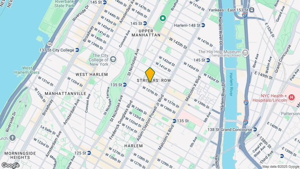 236 W 138th St Map and Location Details