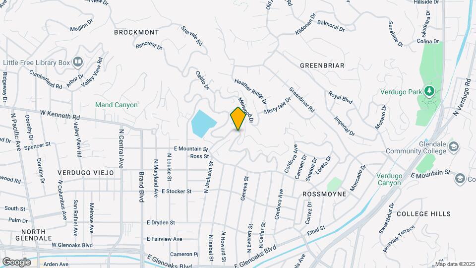 640 Cavanagh Rd Map and Location Details