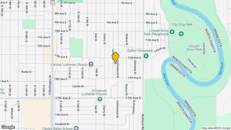 1322 Cottonwood St Mapa y Detalles de la Ubicación
