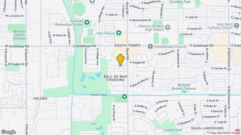 6625 S Granada Dr Map and Location Details