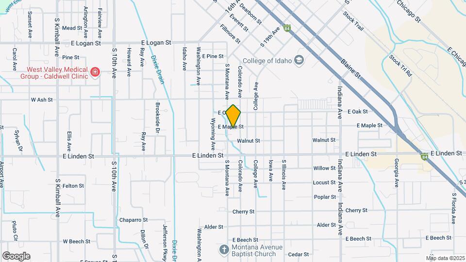 1312-1316 E. Maple St. (5-Plex) Map and Location Details