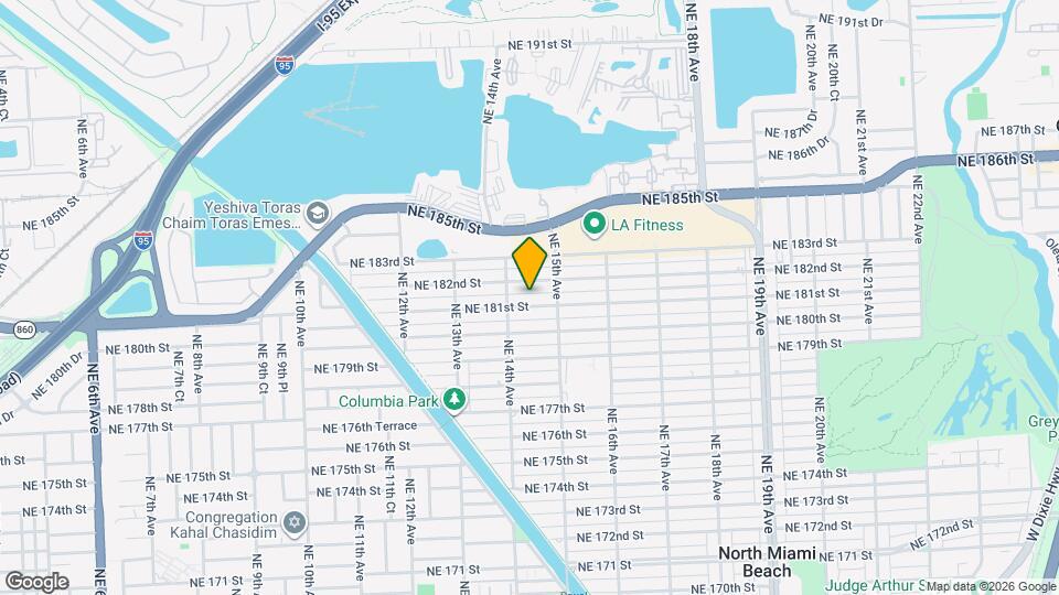 1445 NE 181st St Map and Location Details