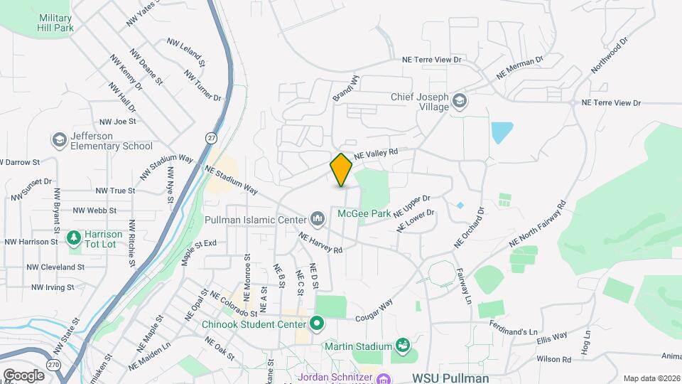 1245 NE Williams St Map and Location Details