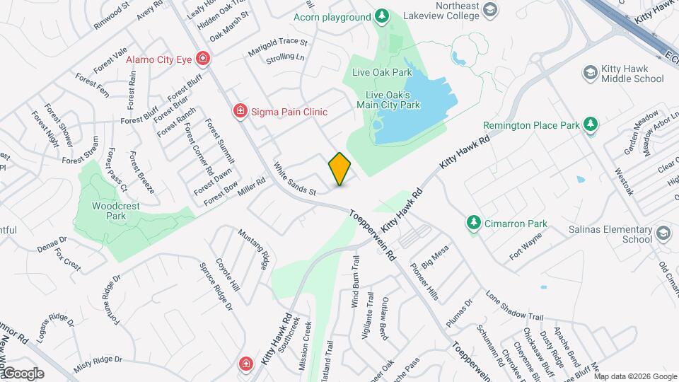 11025 White Sands St Map and Location Details