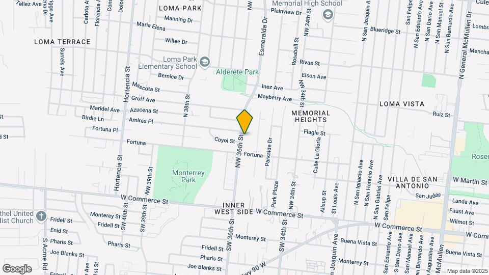 410 SW 36th St Map and Location Details