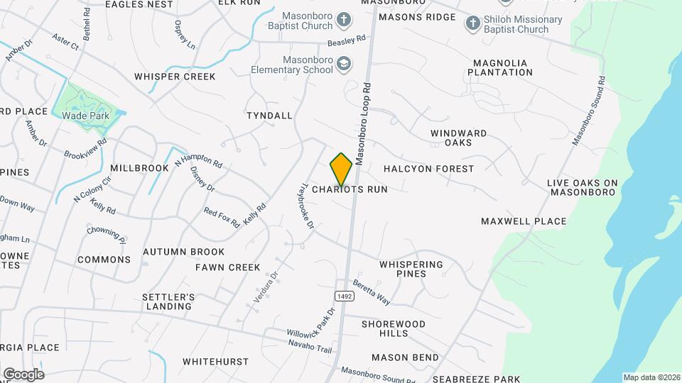 3738 Masonboro Loop Rd Map and Location Details