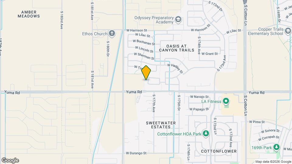 1072 S 177th Dr Mapa y Detalles de la Ubicación