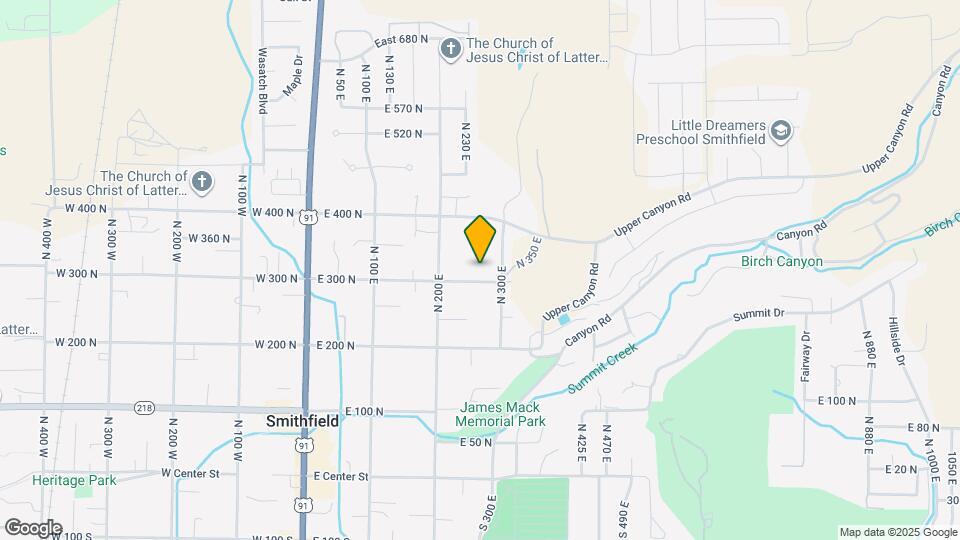 263 E 300 N Map and Location Details