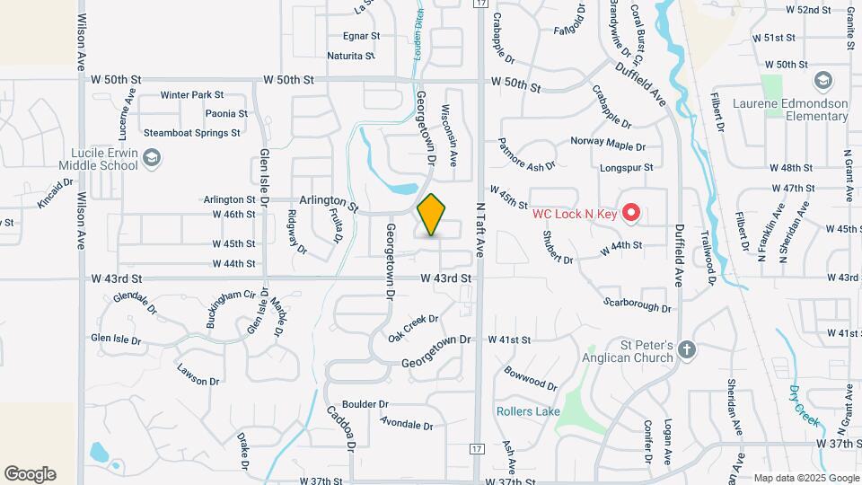 1554 New Mexico St Map and Location Details